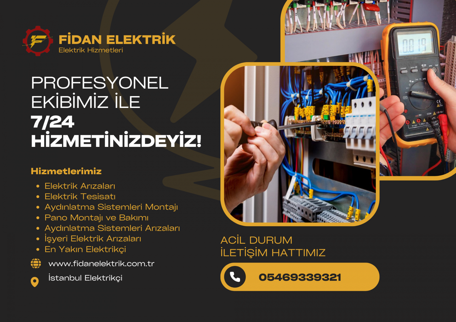   Çamçeşme elektrikçi